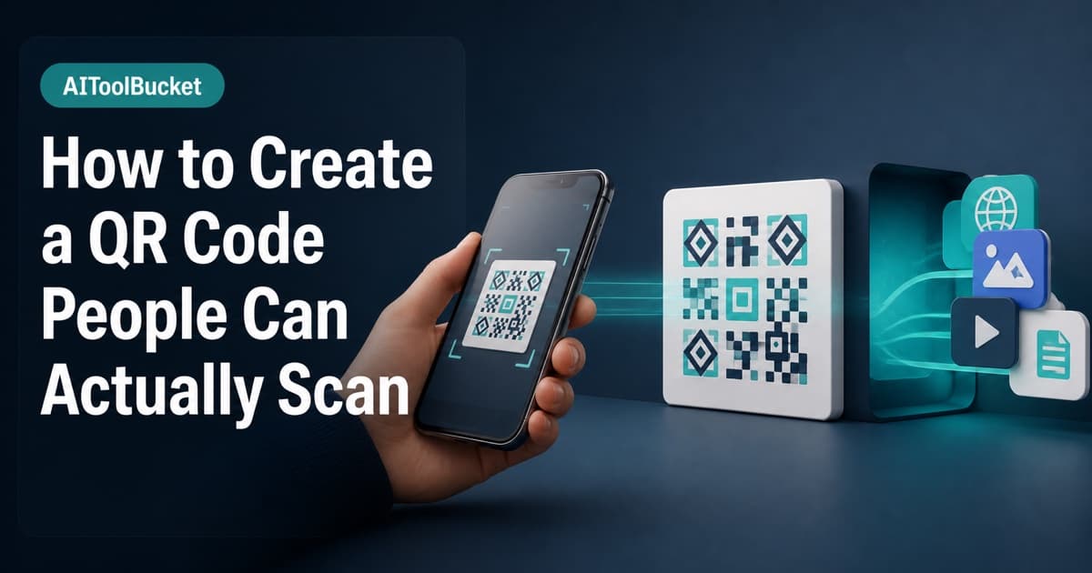 How to Create a QR Code People Can Actually Scan — Generate reliable QR codes for links, menus, Wi-Fi, and print with enough contrast and quiet space.